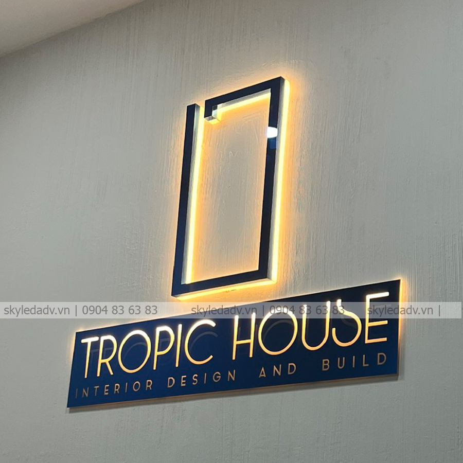 Làm Logo Sáng Đèn Decor chỉ từ 999k 4 Skyled tropic house 1