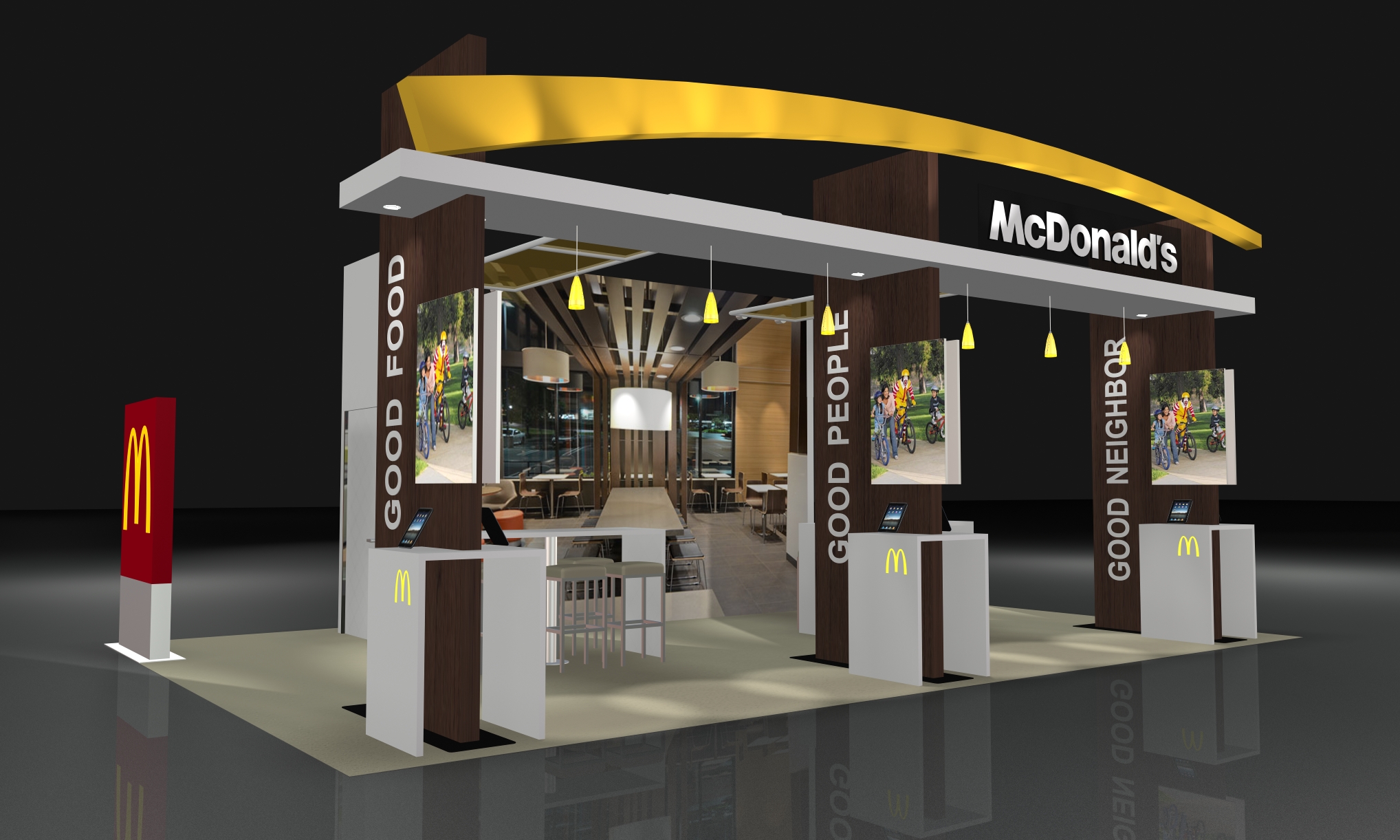 Thiết kế, thi công Booth quảng cáo Buôn Ma Thuột , chuyên nghiệp, trọn gói 4 booth quang cao 2