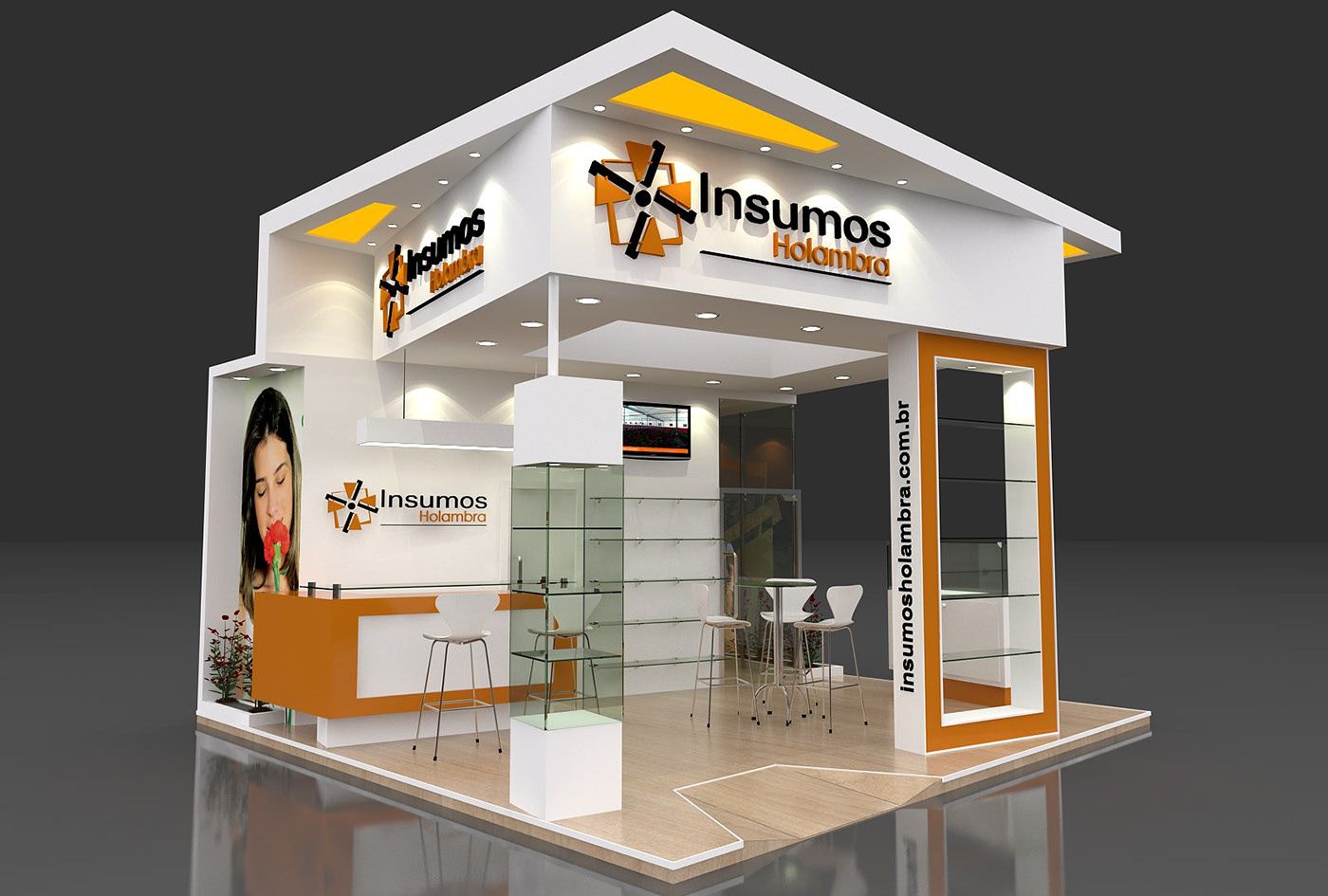 Thiết kế, thi công Booth quảng cáo Buôn Ma Thuột , chuyên nghiệp, trọn gói 2 booth quang cao