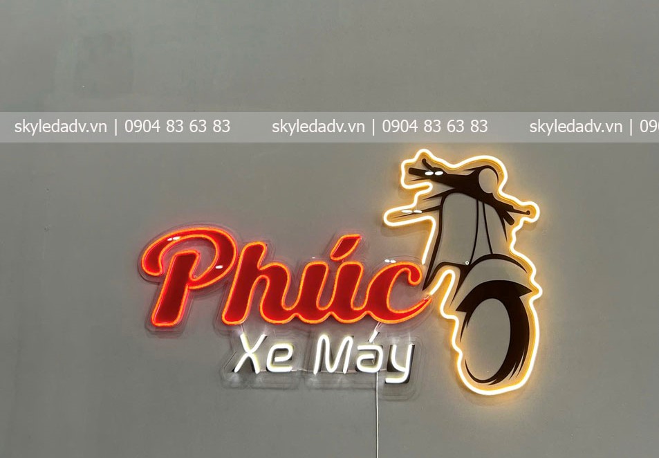 Các Loại Chữ Phát Sáng Trong Ngành Bảng Hiệu Quảng Cáo 4 Skyled neon 2