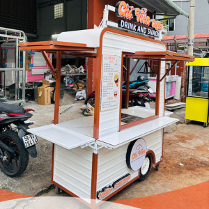 Xe đẩy bán đồ ăn nhanh 1904 2 Xe ban hang cao cap skyled 2