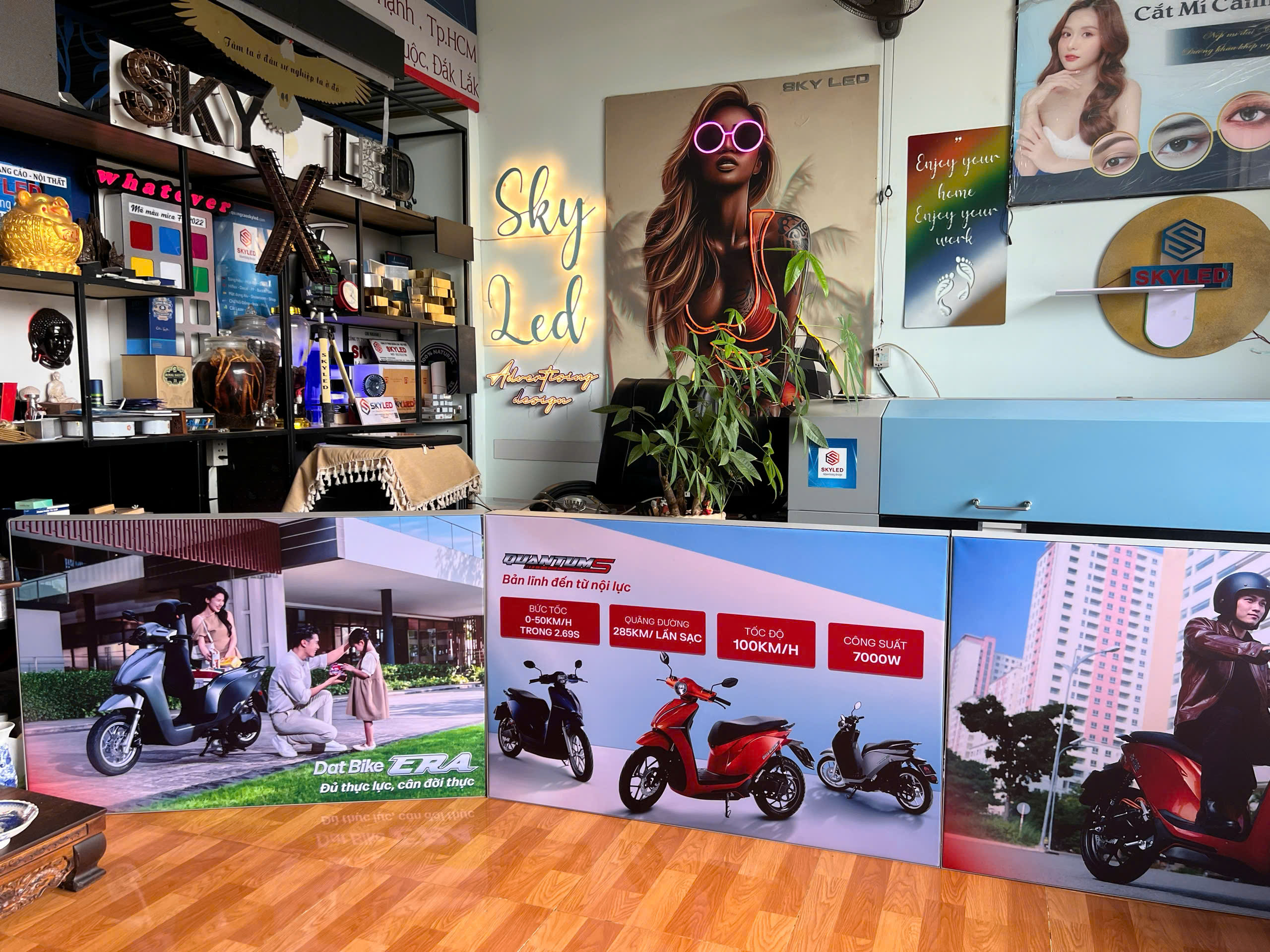 Quang cao Skyled bang hieu xa may datbike bmt 7